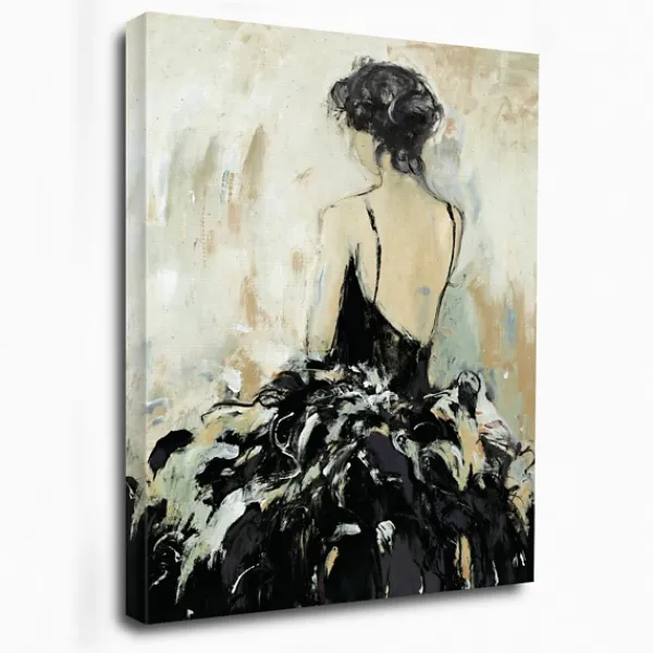 Canvas Art-Kirkland's Home Fond Reflections Giclee Canvas Art Print Gray/Tan
