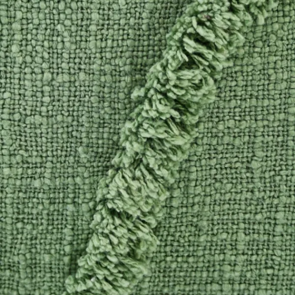 Pillows-Kirkland's Home Forest Fringe Diamond Pillow, 20 In. Green