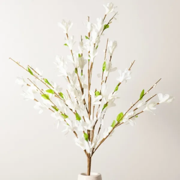 Stems & Bouquets-Kirkland's Home Forsythia Stem, 30 In. White