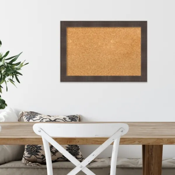 Memo & Chalkboards-Kirkland's Home Framed Corkboard Brown