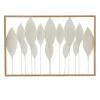 Wall Plaques-Kirkland's Home Framed Cut-Out Leaves Wall Plaque White