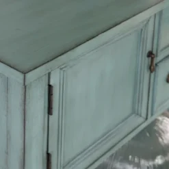 Console Tables-Kirkland's Home Franny Distressed Console Table Blue