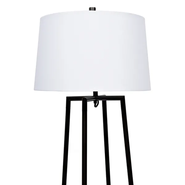 Floor Lamps-Kirkland's Home Freemont 2-Tier Shelf Floor Lamp White