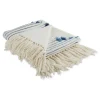 Blankets & Throws-Kirkland's Home French Diamond Cut Throw Blue
