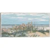 Canvas Art-Kirkland's Home From The Dunes Framed Canvas Art Print Blue/Green