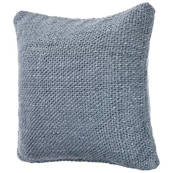 Pillows-Kirkland's Home Frost Woven Accent Pillow Blue