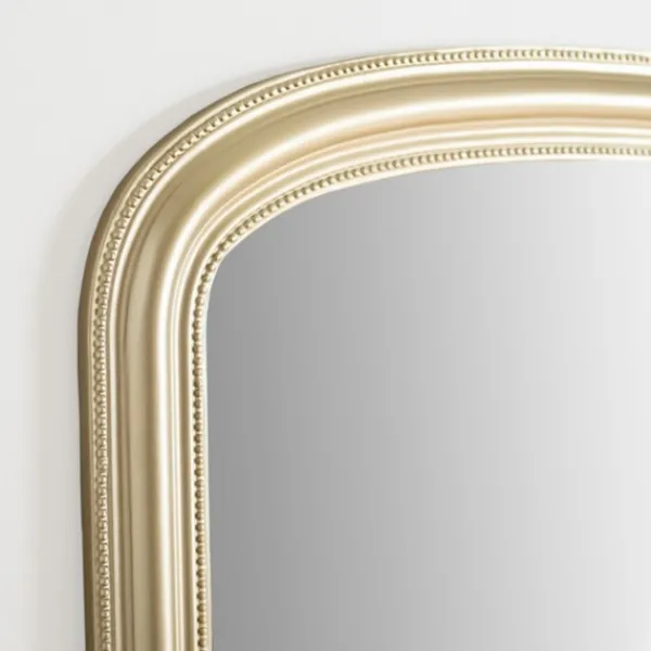 Decorative Mirrors-Kirkland's Home Galina Golden Beaded Arch Mirror