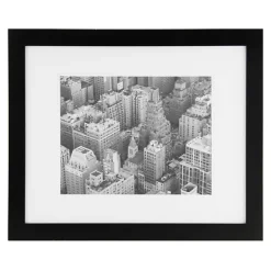 Picture Frames-Kirkland's Home Gallery Black Matted Picture Frame, 16X20