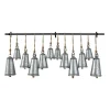 Decorative Accents-Kirkland's Home Galvanized Triangle Bells Wall Plaque Silver