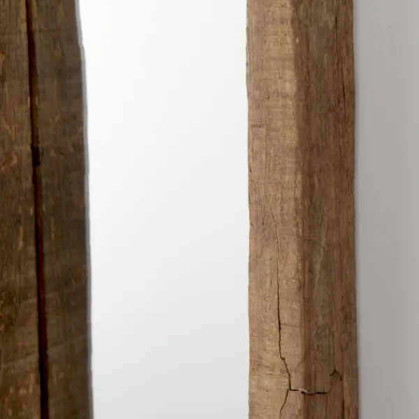 Decorative Mirrors-Kirkland's Home Garcelle Raw Wood Square Wall Mirror