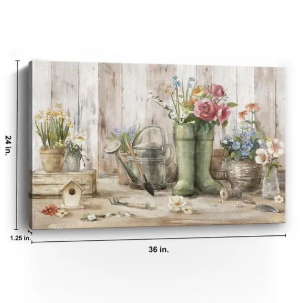 Canvas Art-Kirkland's Home Garden Fare Giclee Canvas Art Print Multi