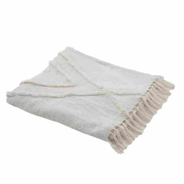Bedspreads & Coverlets-Kirkland's Home Geometric Queen Coverlet Ivory