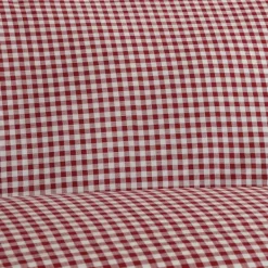 Bed Sheets-Kirkland's Home Gingham Full 3-Pc. Sheet Set Red