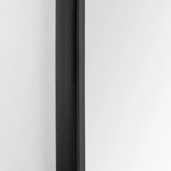 Decorative Mirrors-Kirkland's Home Giovanna Black Metal Pointed Arch Wall Mirror