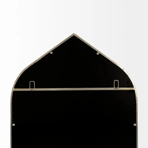 Decorative Mirrors-Kirkland's Home Giovanna Gold Metal Frame Ogee Arch Wall Mirror