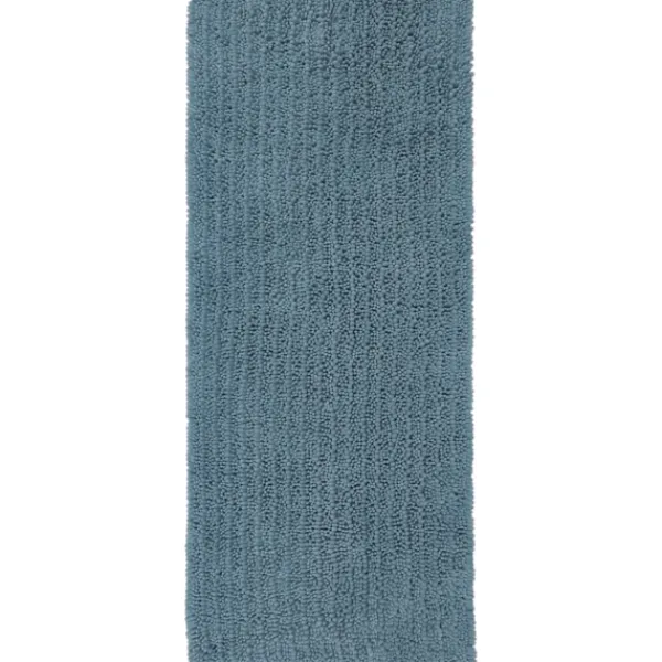 Bathroom Rugs-Kirkland's Home Glacier Lofty Pile Chenille Bath Mat, 24 In. Blue