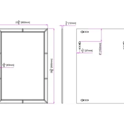 Decorative Mirrors-Kirkland's Home Glass Divvy Rectangular Beveled Mirror