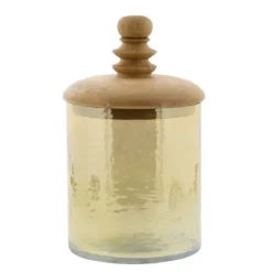 Decorative Bowls & Jars-Kirkland's Home Glass Jars, Set Of 2 Gold