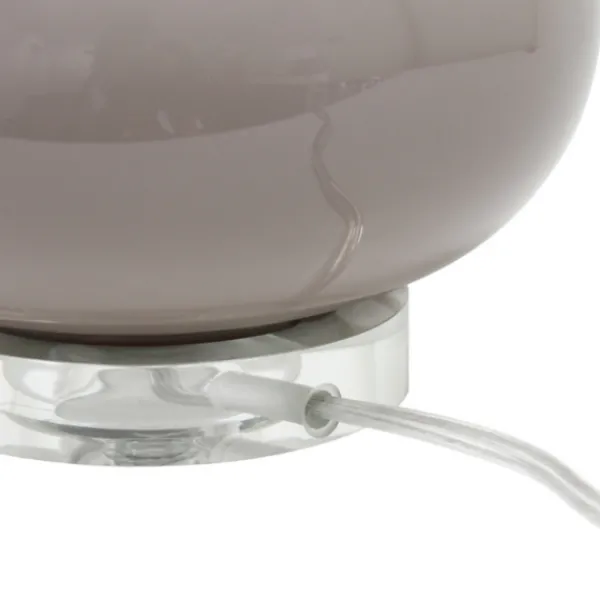 Table Lamps-Kirkland's Home Glass Short Oval Table Lamp Brown