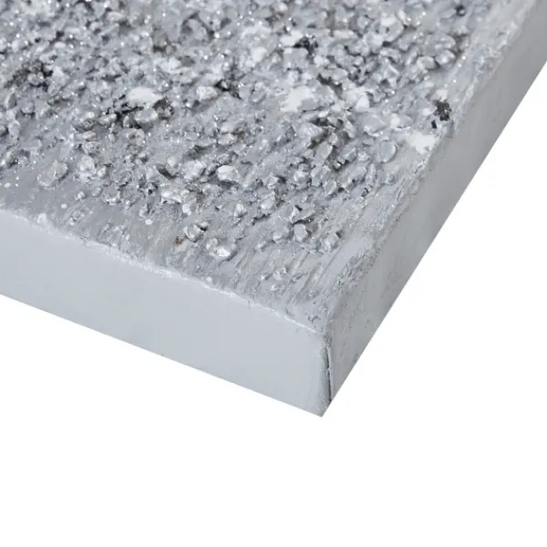 Canvas Art-Kirkland's Home Glimmer Gradient 2-Pc. Abstract Wall Art Silver/White