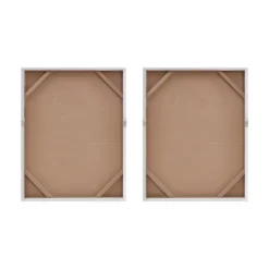Canvas Art-Kirkland's Home Glimmer Gradient 2-Pc. Abstract Wall Art Silver/White