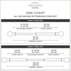 Curtain Rods & Hardware-Kirkland's Home Gold Aged Mercury Sphere Curtain Rod, 120 In.