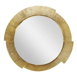 Decorative Mirrors-Kirkland's Home Gold Aluminum Kingsley Wall Mirror