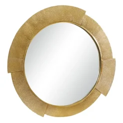 Decorative Mirrors-Kirkland's Home Gold Aluminum Kingsley Wall Mirror