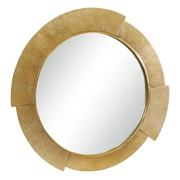 Decorative Mirrors-Kirkland's Home Gold Aluminum Kingsley Wall Mirror