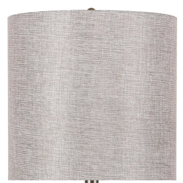 Table Lamps-Kirkland's Home Gold And Tapered Table Lamps, Set Of 2 Gray
