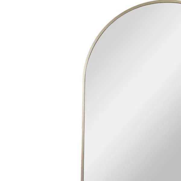 Decorative Mirrors-Kirkland's Home Gold Arch Frame Modern Wall Mirror