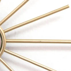 Decorative Mirrors-Kirkland's Home Gold Burst Decorative Wall Mirrors, Set Of 3