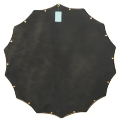 Decorative Mirrors-Kirkland's Home Gold Curved Sunburst Wall Mirror
