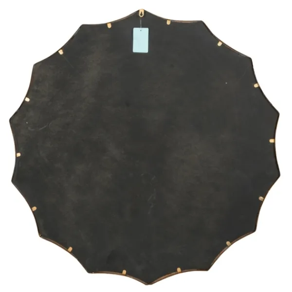 Decorative Mirrors-Kirkland's Home Gold Curved Sunburst Wall Mirror