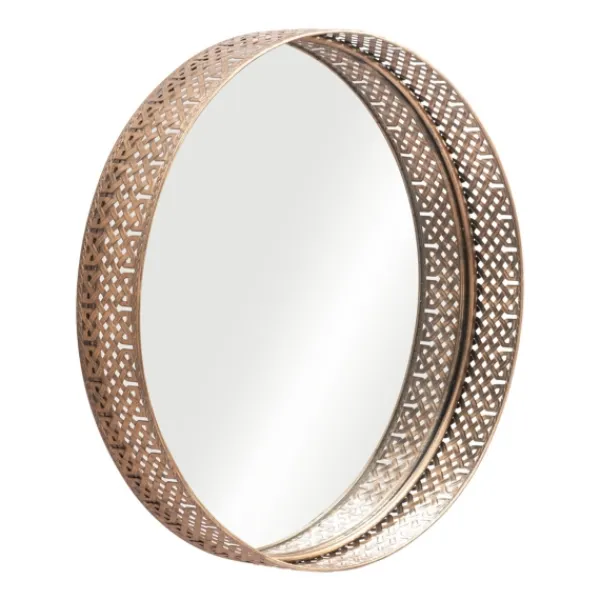 Framed Mirrors-Kirkland's Home Gold Cutout Ancient Ring Framed Mirror