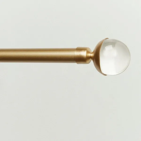 Curtain Rods & Hardware-Kirkland's Home Gold Eleanor Curtain Rod Set, 72 In.