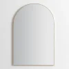Framed Mirrors-Kirkland's Home Gold Linear Arch Wall Mirror