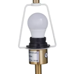 Table Lamps-Kirkland's Home Gold Metal Dome Shade Table Lamp Black