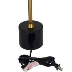 Table Lamps-Kirkland's Home Gold Metal Dome Shade Table Lamp Black