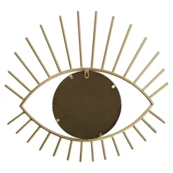 Decorative Mirrors-Kirkland's Home Gold Metal Eye Wall Mirror