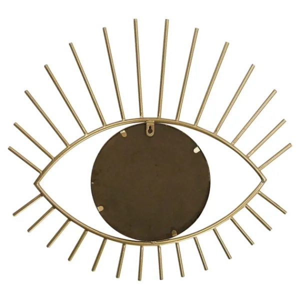Decorative Mirrors-Kirkland's Home Gold Metal Eye Wall Mirror