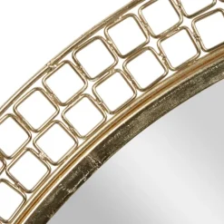 Decorative Mirrors-Kirkland's Home Gold Metal Frame Wall Mirror