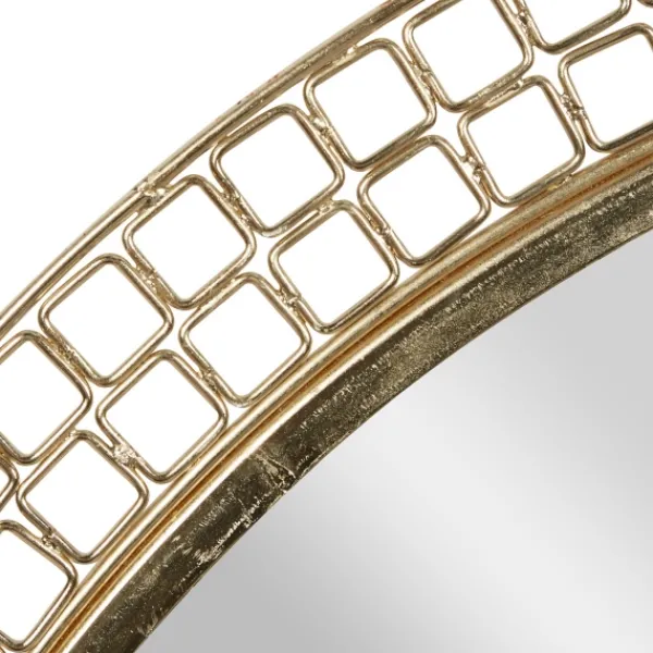 Decorative Mirrors-Kirkland's Home Gold Metal Frame Wall Mirror