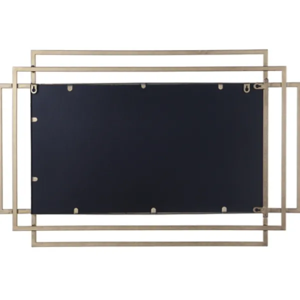 Decorative Mirrors-Kirkland's Home Gold Metal Triple Rectangle Wall Mirror
