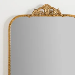 Decorative Mirrors-Kirkland's Home Gold Ornate Carved Large Wall Mirror
