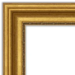 Decorative Mirrors-Kirkland's Home Gold Patina Scalloped Frame Mirror