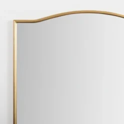 Decorative Mirrors-Kirkland's Home Gold Shield Wall Mirror