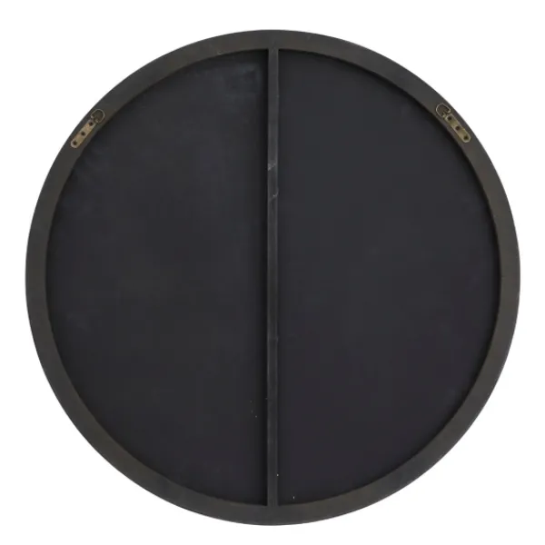 Decorative Mirrors-Kirkland's Home Gold Wood Round Frame Mirror