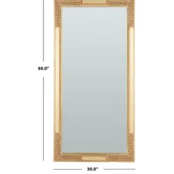 Framed Mirrors-Kirkland's Home Golden Carved Textured Framed Mirror