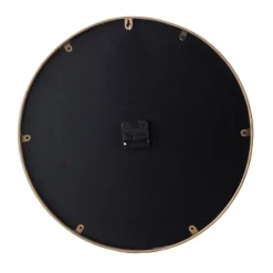 Clocks-Kirkland's Home Golden Mirrored Marbling Wall Clock